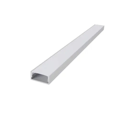 NORM ALUMINUM PROFILE WHITE WITH OPAL COVER 2m/pc