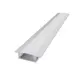 MINI RECESSED ALUMINUM PROFILE WHITE WITH OPAL COVER 2m/pc