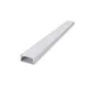 NORM ALUMINUM PROFILE BLACK WITH OPAL COVER 2m/pc
