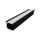 VYLO ALUMINUM PROFILE P211U BLACK WITH OPAL PC DIFFUSER 3m/pc