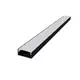 NORM ALUMINUM PROFILE BLACK WITH OPAL COVER 2m/pc