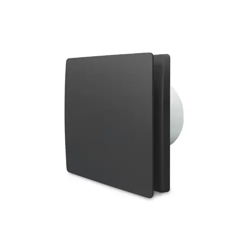ВЕНТИЛАТОР ЧЕРЕН ПЛАСТМАСА 7 ЛОПАТКИ 12W 220-240V БЕЗ КАБЕЛ 158x161x98мм