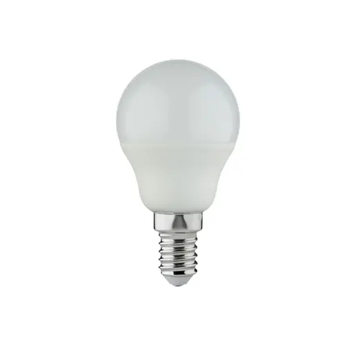 LED SMD G45 6,5W 3000K 150° 198-250V AC 806LM RA80 1xE14 2YEARS OPAL 45x82mm