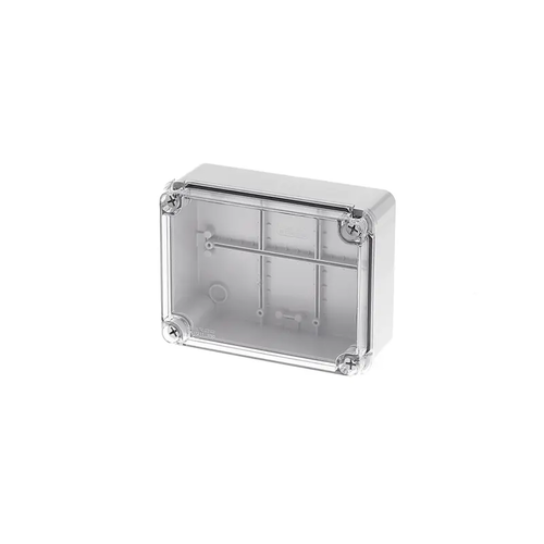 190X140X75 SURF BOX TRANSARENT LID IP65