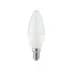 LED SMD C35 6,5W 4000K 240° 198-250V AC 806LM RA80 1xE14 2 YEARS OPAL 35x102mm
