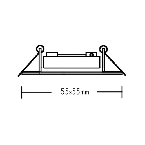 Square down light MR11 BS3154 CP - изображение 2