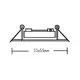 Square down light MR11 BS3154 EG - изображение 2