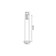 NETTO POLE 90CM CLEAR 2W LED 3000K 230V GREY - изображение 2