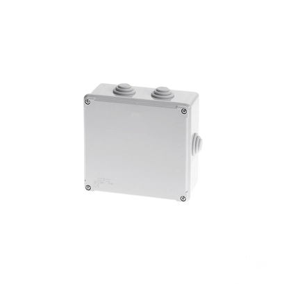 150X140X75 КУТИЯ ЗА ПОВ. МОНТАЖ 6 СТЪПАЛОВИДНИ УПЛЪТНЕНИЯ IP54
