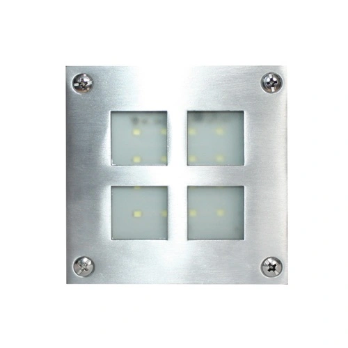 NETTO ПЛАФОН LED СТУДЕНА 105X105 НИКЕЛ МАТ