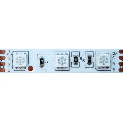 LED ЛЕНТА 5M 14.4W/M 12V DC IP20 RGB 10mm
