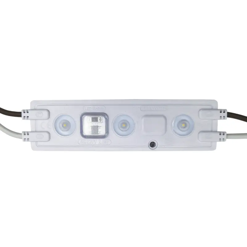 ^LED SMD РЕКЛАМЕН МОДУЛ ABS 230V AC 2.5W 6500K 200LM IP67 155° 110x28x8.5MM 3x2835 5 ГОДИНИ (20БР. В НИЗ)