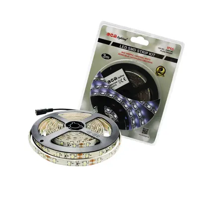 ЛЕД СМД ЛЕНТА КИТ 3M IP65 4000K & 12V ДС ЩЕПСЕЛЕН ДРАИВЕР