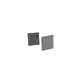 SET OF SILVER PLASTIC END CAPS FOR PROFILE P3235 - SET 2PCS WITHOUT HOLES
