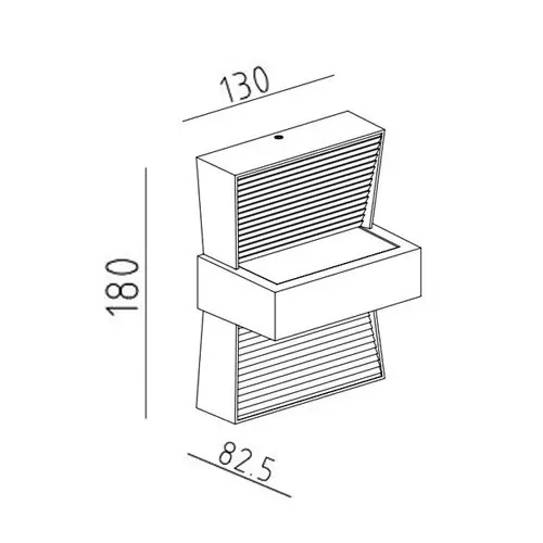 ВЕРТИКАЛНО НАГОРЕ-НАДОЛУ 1X5W ЛЕД BridgeLux - изображение 2