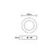 LED SLIM PANEL WHITE ROUND CEIL.12W 4000K 1100Lm Φ160 230V AC Ra80 - изображение 2