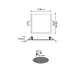 FLEXIBLE W SQUARE LED SLIM PANEL 9W 6000K 720Lm 230V Φ50-100 120° Ra80 - изображение 3