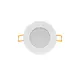 LED СПОТ IP65 БЯЛ КРЪГЪЛ 8W 3.000K 230V AC 640Lm 120° Ra80