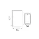 NETTO UP-DOWN CUBES 2X1W SMD EPISTAR LED 3000K 230V GREY - изображение 3