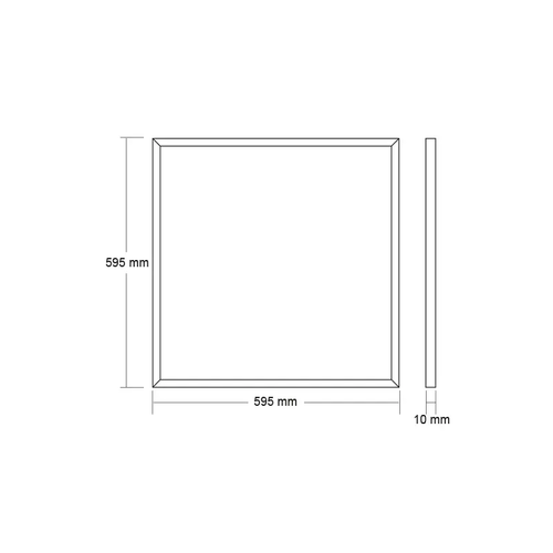 ЛЕД СЛИМПАНЕЛ UGR<16 48W 595x595x10mm 4000K 3900Lm RA80 230V - изображение 2