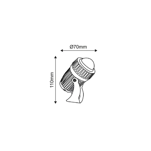 ^LED ОСВЕТИТЕЛНО ТЯЛО 8W 500LM 4000K 8° 230V AC IP66 Ra>80 30.000HRS - изображение 2