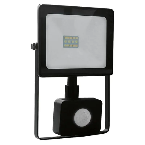 ЧЕРНА СЕНЗОР  ЛЕД  SMD ПРОЖЕКТОРНА ЛАМПА IP66 10W 6000K 880Lm 230V RA80