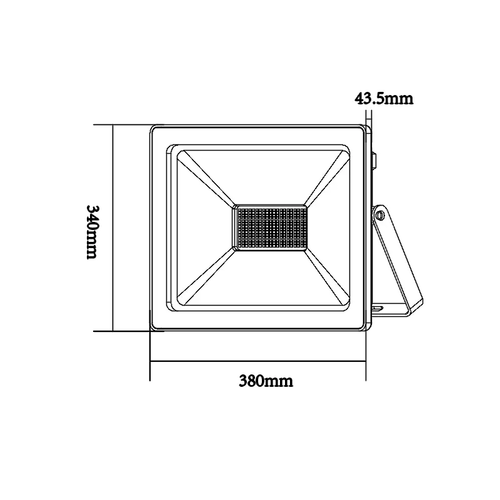 ВЯЛА ЛЕД  SMD ПРОЖЕКТОРНА ЛАМПА IP66 200W 3000K 16000Lm 230V RA80 - изображение 2
