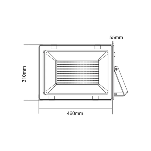 ЧЕРЕН LED SMD ПРОЖЕКТОР IP66 300W 3000K 24100Lm 230V RA80 - изображение 2