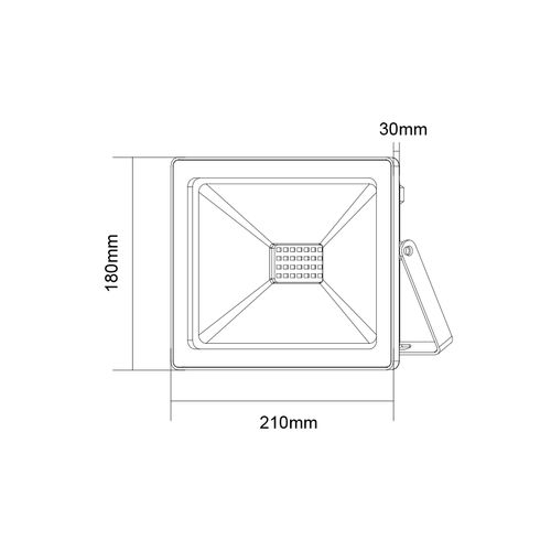 ЧЕРЕН LED SMD ПРОЖЕКТОР IP66 70W 4000K 6250Lm 230V RA80 - изображение 2