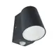 ^LED COB СТЕННО СЕНЗОРНО ОСВЕТИТЕЛНО ТЯЛО 6W 400LM 100° 230V AC 3.000K ТЪМНО СИВО CRI80 IP54 30.000HRS