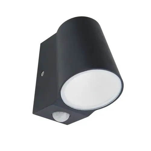 ^LED COB СТЕННО СЕНЗОРНО ОСВЕТИТЕЛНО ТЯЛО 6W 400LM 100° 230V AC 3.000K ТЪМНО СИВО CRI80 IP54 30.000HRS - изображение 4