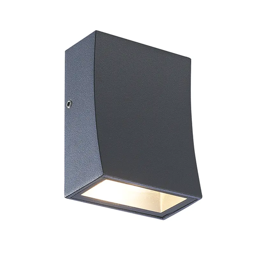 ^LED HP СТЕННО ОСВЕТИТЕЛНО ТЯЛО 3W 110LM 89° 230V AC 3.000K ТЪМНО СИВО CRI80 IP65 30.000HRS