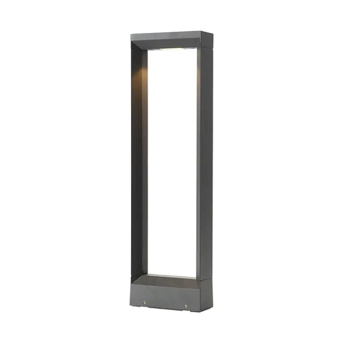 ^LED COB СТЪЛБОВО ОСВЕТИТЕЛНО ТЯЛО 8W 180LM 90° 230V AC 3.000K ТЪМНО СИВО CRI80 IP54 30.000HRS