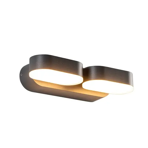 ^LED SMD СТЕННО ОСВЕТИТЕЛНО ТЯЛО 13W 630LM 100° 230V AC 3.000K ТЪМНО СИВО CRI80 IP54 30.000HRS - изображение 4