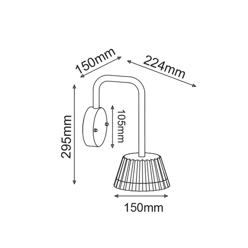 ^LED SMD СТЕННО ОСВЕТИТЕЛНО ТЯЛО 10W 400LM 85° 230V AC 3.000K ТЪМНО СИВО CRI80 IP54 30.000HRS - изображение 3