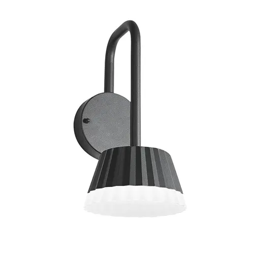 ^LED SMD СТЕННО ОСВЕТИТЕЛНО ТЯЛО 10W 400LM 85° 230V AC 3.000K ТЪМНО СИВО CRI80 IP54 30.000HRS - изображение 4