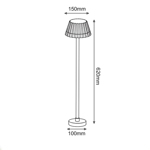 ^LED SMD СТЪЛБОВО ОСВЕТИТЕЛНО ТЯЛО 10W 400LM 130° 230V AC 3.000K ТЪМНО СИВО CRI80 IP65 30.000HRS - изображение 3