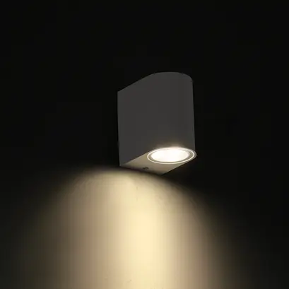 ^LED HP СТЕННО ОСВЕТИТЕЛНО ТЯЛО 4W 230LM 40° 230V AC 3.000K МАТОВО БЯЛО CRI80 IP65 30.000HRS