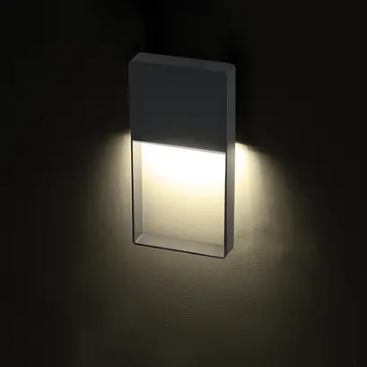 ^LED SMD WALL LUMINAIRE 4W 240LM 120° 230V AC 3.000K DARK GREY CRI80 IP54 30.000HRS