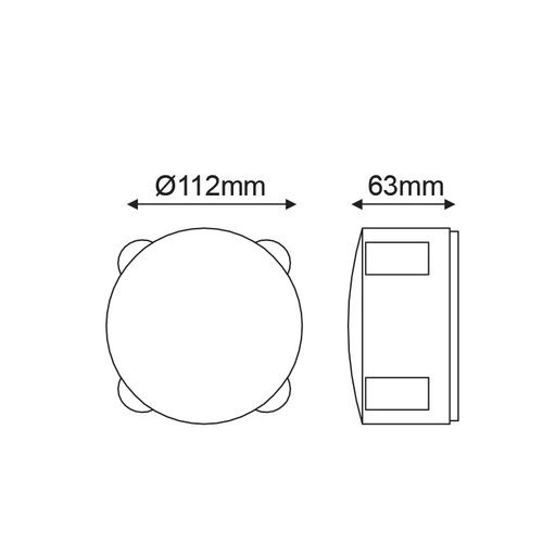 ^LED HP WALL LUMINAIRE 5W 170LM 15° 230V AC 3.000K DARK GREY CRI80 IP54 30.000HRS - изображение 3