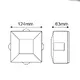 ^LED HP WALL LUMINAIRE 5W 170LM 15° 230V AC 3.000K DARK GREY CRI80 IP54 30.000HRS - изображение 3