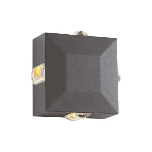 ^LED HP WALL LUMINAIRE 5W 170LM 15° 230V AC 3.000K DARK GREY CRI80 IP54 30.000HRS - изображение 4