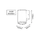 ^LED HP WALL LUMINAIRE 3W 150LM 50° 230V AC 3.000K DARK GREY CRI80 IP54 30.000HRS - изображение 3
