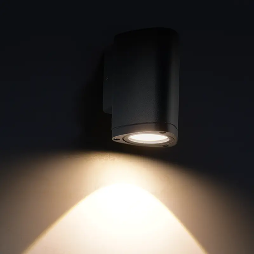 ^LED HP WALL LUMINAIRE 3W 150LM 50° 230V AC 3.000K DARK GREY CRI80 IP54 30.000HRS - изображение 2