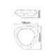 ^LED SMD WALL LUMINAIRE 7W 520LM 330° 230V AC 3.000K DARK GREY CRI80 IP54 30.000HRS - изображение 3