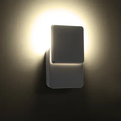 ^LED SMD СТЕННО ОСВЕТИТЕЛНО ТЯЛО 12W 650LM 110° 230V AC 3.000K ТЪМНО СИВО CRI80 IP54 30.000HRS