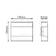 ^LED SMD WALL LUMINAIRE 9W 480LM 110° 230V AC 3.000K DARK GREY CRI80 IP54 30.000HRS - изображение 3