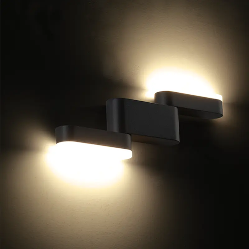 ^LED SMD WALL LUMINAIRE 9W 480LM 110° 230V AC 3.000K DARK GREY CRI80 IP54 30.000HRS - изображение 2
