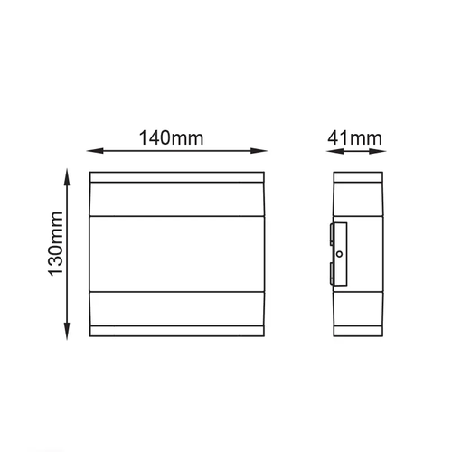 ^LED SMD WALL LUMINAIRE 9W 480LM 110° 230V AC 3.000K DARK GREY CRI80 IP54 30.000HRS - изображение 3