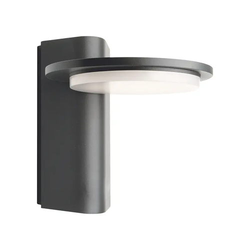 ^LED SMD СТЕННО ОСВЕТИТЕЛНО ТЯЛО 13W 780LM 145° 230V AC 3.000K ТЪМНО СИВО CRI80 IP65 30.000HRS